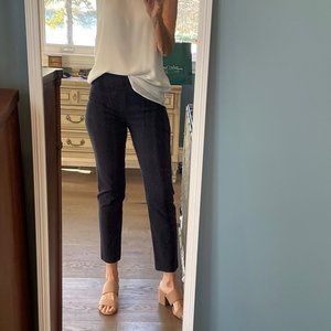 Lisette Blue and Black stretch pants.